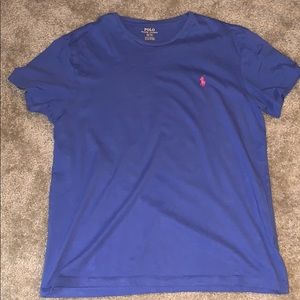 Blue Polo short-sleeve tee
